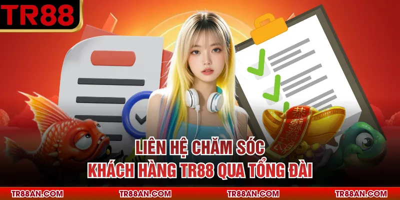 Liên hệ chăm sóc khách hàng TR88 qua tổng đài